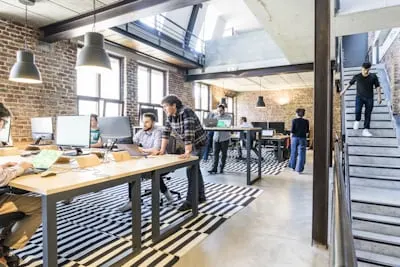 Fast-paced business environment showing quick turnaround and efficiency